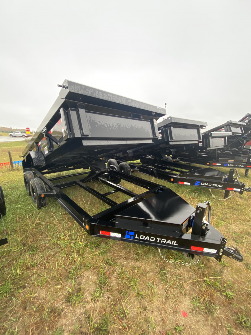 New LOAD TRAIL 83"X14' 2FT WALLS DUMP TRAILER