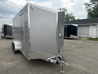 New 2025 LIGHTNING TRAILERS 7 X 16 ALL ALUMINUM Enclosed Trailer 7ft interior - Screwless