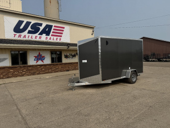 New 2025 LIGHTNING TRAILERS 6X12 V-Nose Ramp All Aluminum Cargo / Enclosed Trailer