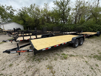 New 2025 Down 2 Earth Trailers 82x20 7K Open Wood Deck Car Hauler