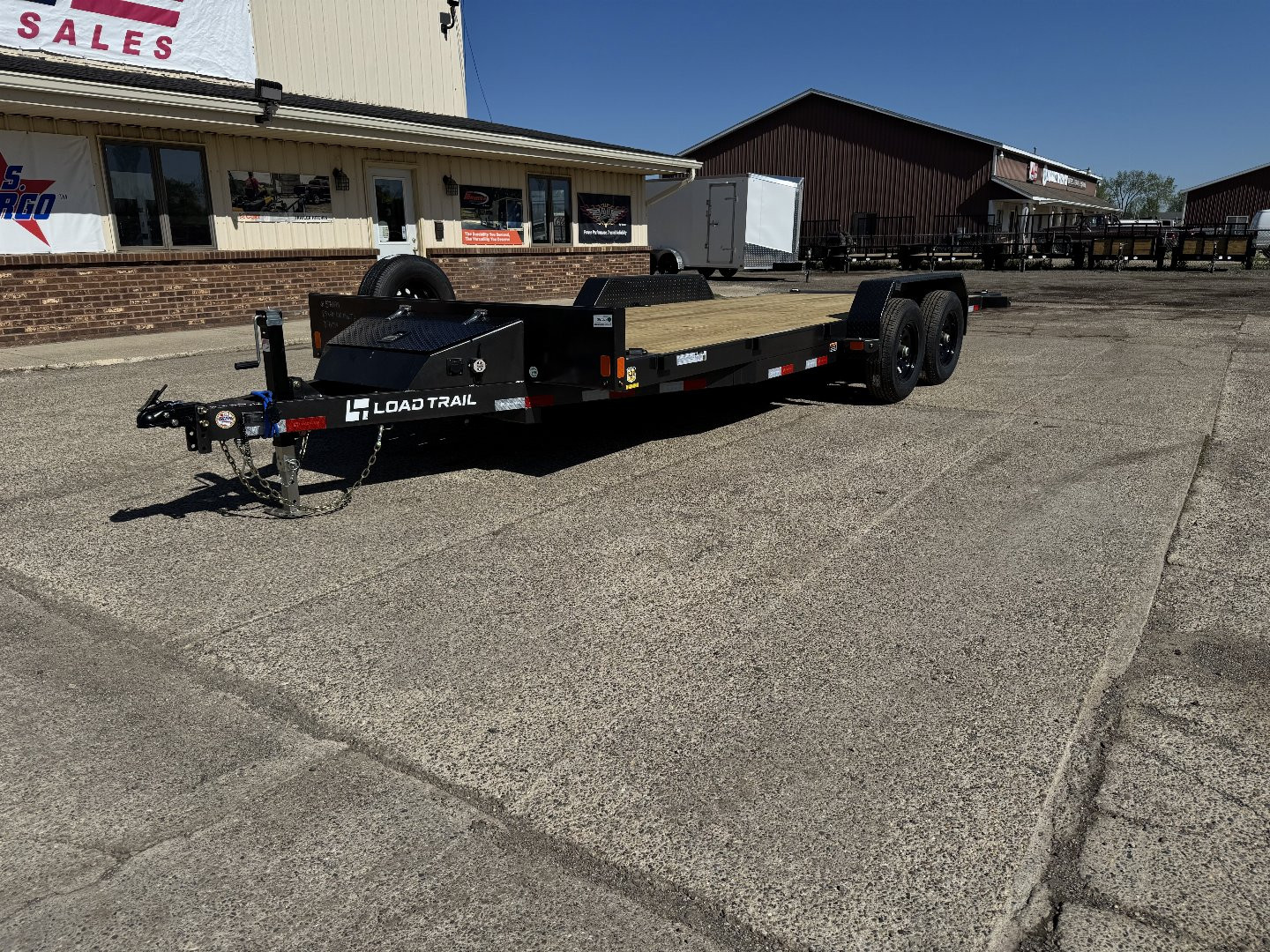 New 2024 LOAD TRAIL 83"X20' 10K TA-1 Max Tilt Trailer w/Spare Tire