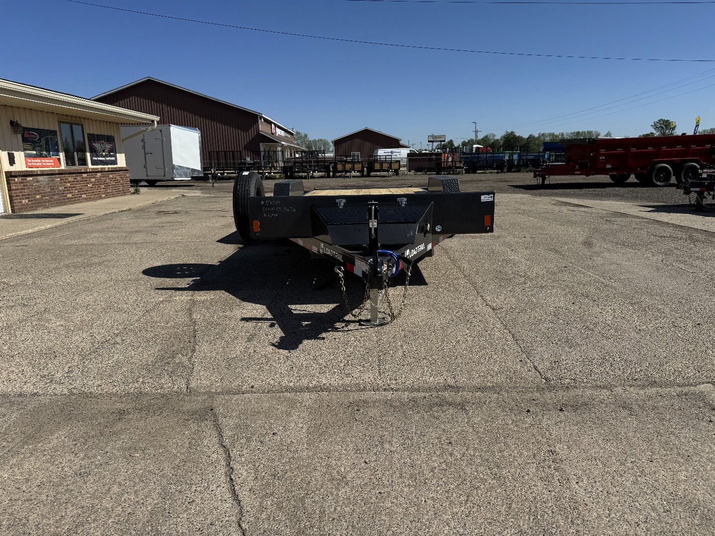 New 2024 LOAD TRAIL 83"X20' 10K TA-1 Max Tilt Trailer w/Spare Tire