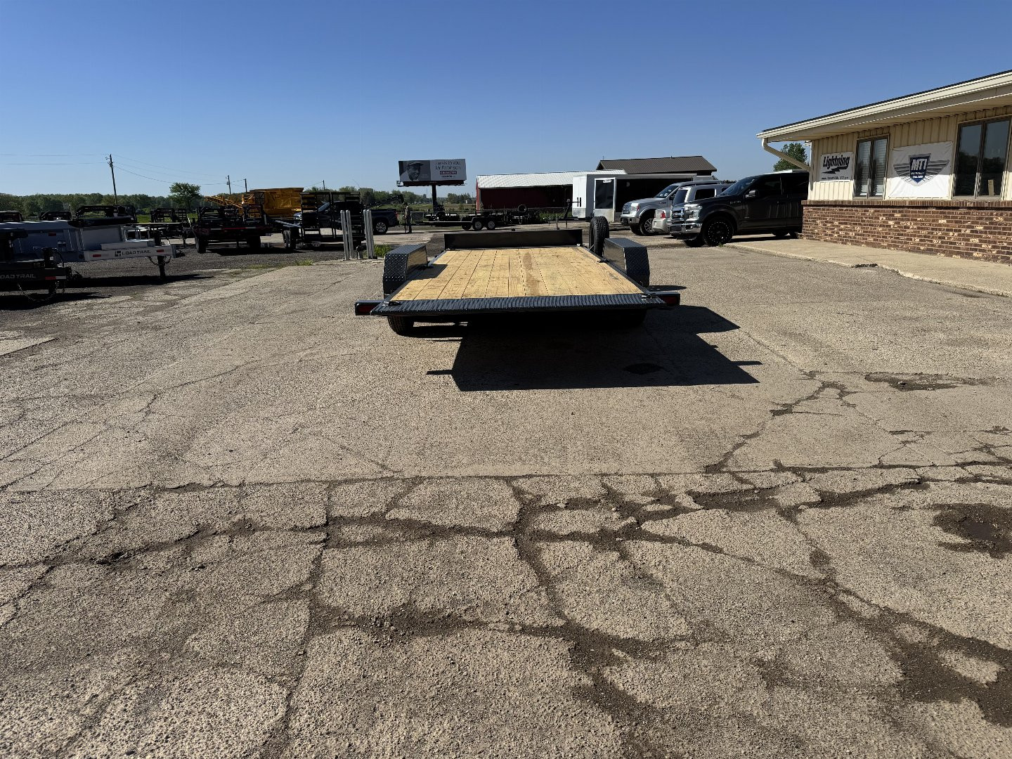 New 2024 LOAD TRAIL 83"X20' 10K TA-1 Max Tilt Trailer w/Spare Tire