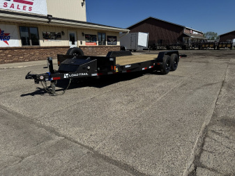 New 2024 LOAD TRAIL 83"X20' 10K TA-1 Max Tilt Trailer w/Spare Tire