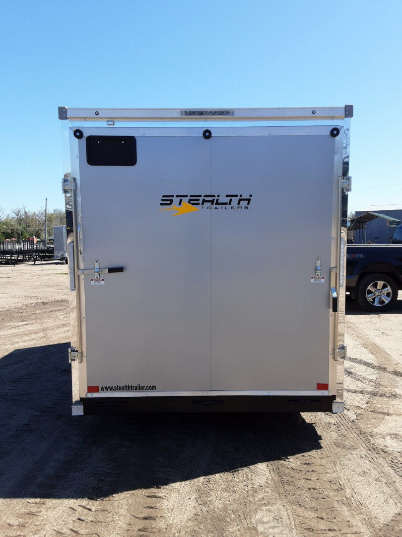New 2025 Stealth Trailers STEALTH 7X14 SILVER 7FT TALL W/RAMP Cargo / Enclosed Trailer