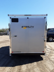 New 2025 Stealth Trailers STEALTH 7X14 SILVER 7FT TALL W/RAMP Cargo / Enclosed Trailer