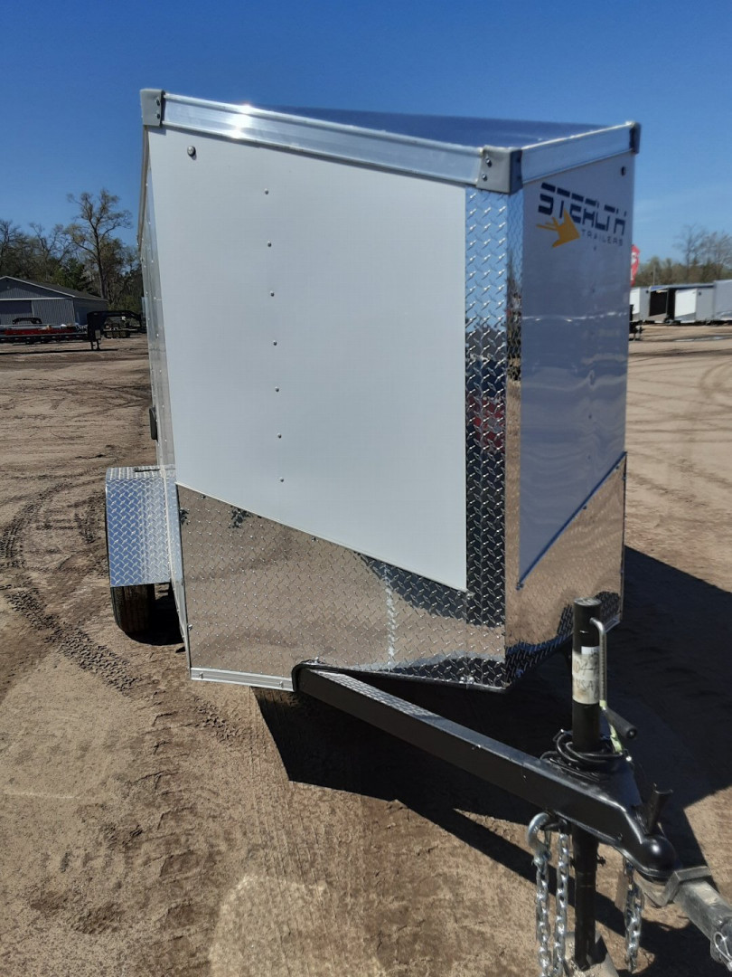New 2025 Stealth Trailers STEALTH 5X8W/RAMPWHITE Cargo / Enclosed Trailer