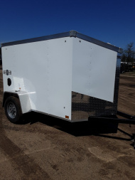 New 2025 Stealth Trailers STEALTH 5X8W/RAMPWHITE Cargo / Enclosed Trailer