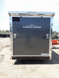 New 2025 Forest River US CARGO 7X12 W/RAMP CHARCOAL 7FT TALL Cargo / Enclosed Trailer
