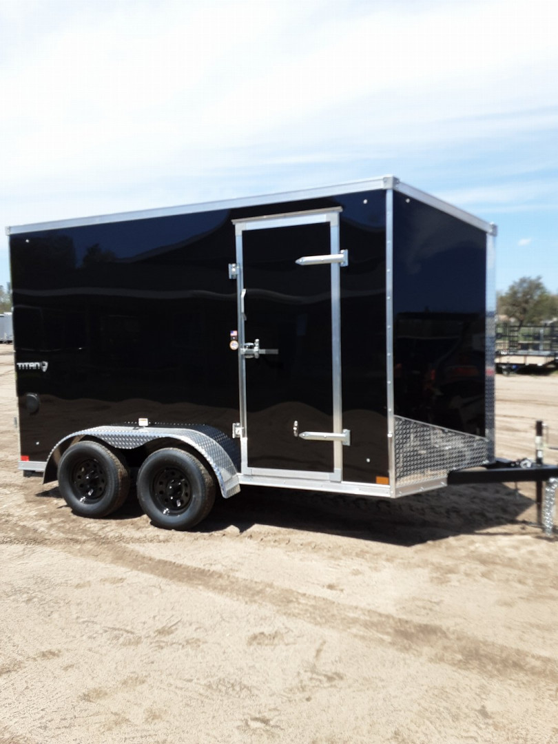 New 2025 Stealth Trailers STEALTH 6X12 W/RAMP BLACK Cargo / Enclosed Trailer