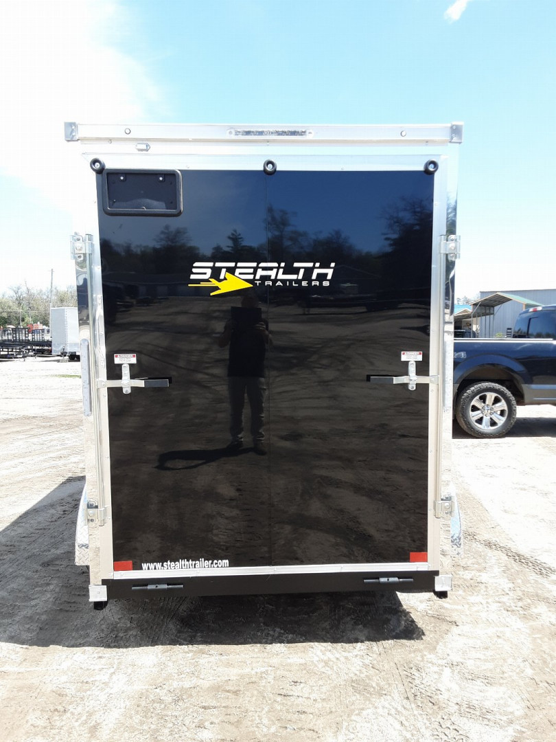 New 2025 Stealth Trailers STEALTH 6X12 W/RAMP BLACK Cargo / Enclosed Trailer