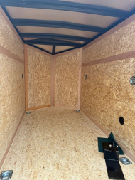 New 2025 US Cargo 5 x 8 Enclosed Trailer w/ Ramp Door with 5ft interior (Single) Cargo / Enclosed Trailer- UPGRADES6in