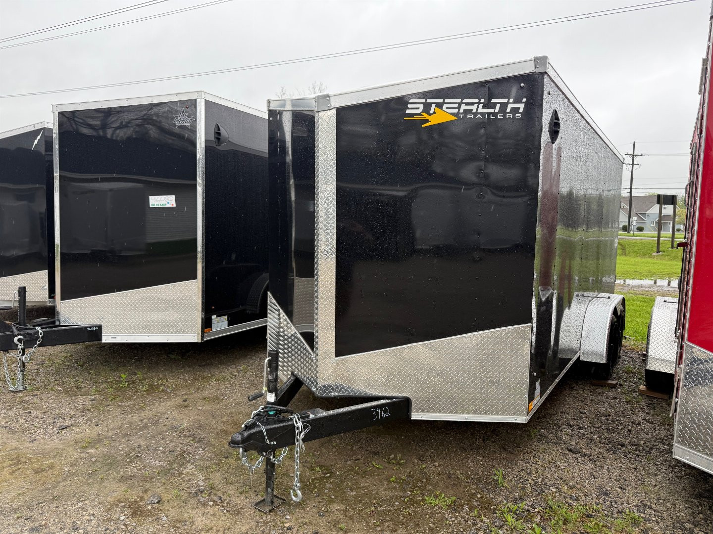 New 2025 Stealth 7 X 16 Cargo / Enclosed Trailer with Ramp and 6ft 6in interior Height