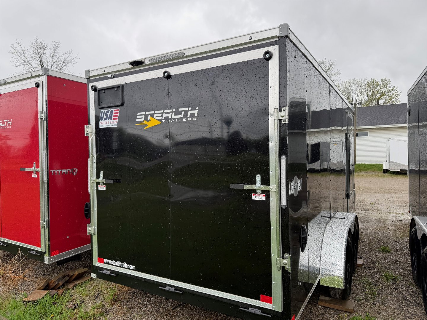 New 2025 Stealth 7 X 16 Cargo / Enclosed Trailer with Ramp and 6ft 6in interior Height