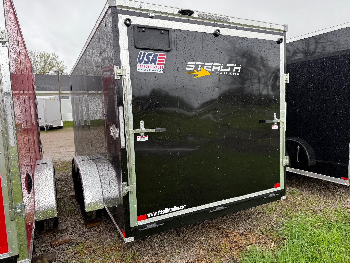 New 2025 Stealth 7 X 16 Cargo / Enclosed Trailer with Ramp and 6ft 6in interior Height