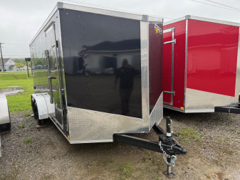 New 2025 Stealth 7 X 16 Cargo / Enclosed Trailer with Ramp and 6ft 6in interior Height