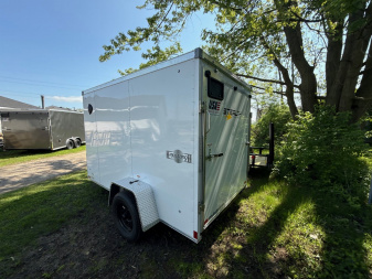 New 2025 6 x 10 Stealth Enclosed Trailer with Ramp