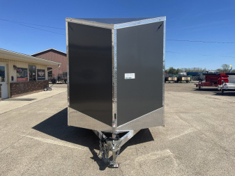 New 2025 LIGHTNING TRAILERS 7X14 V-Nose Ramp Door +12" Cargo / Enclosed Trailer