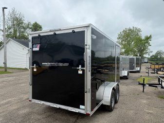 New 2025 LIGHTNING TRAILERS 7 X 14 ALL ALUMINUM Enclosed Trailer 6ft 6in interior - Screwless
