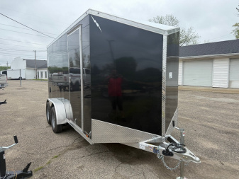 New 2025 LIGHTNING TRAILERS 7 X 14 ALL ALUMINUM Enclosed Trailer 6ft 6in interior - Screwless