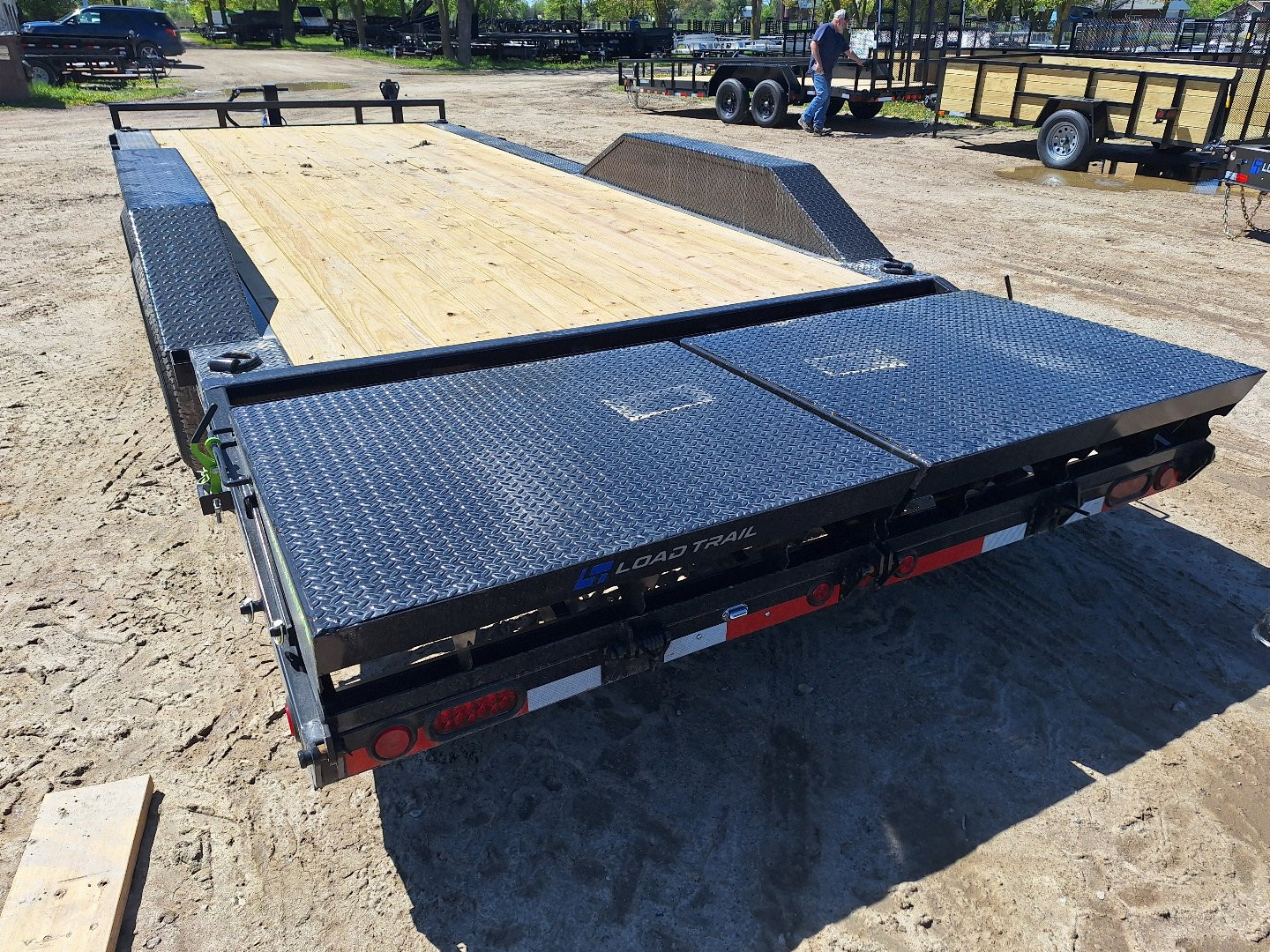 New 2025 Load Trail 102x22 Equipment Trailer W/ Max Ramps