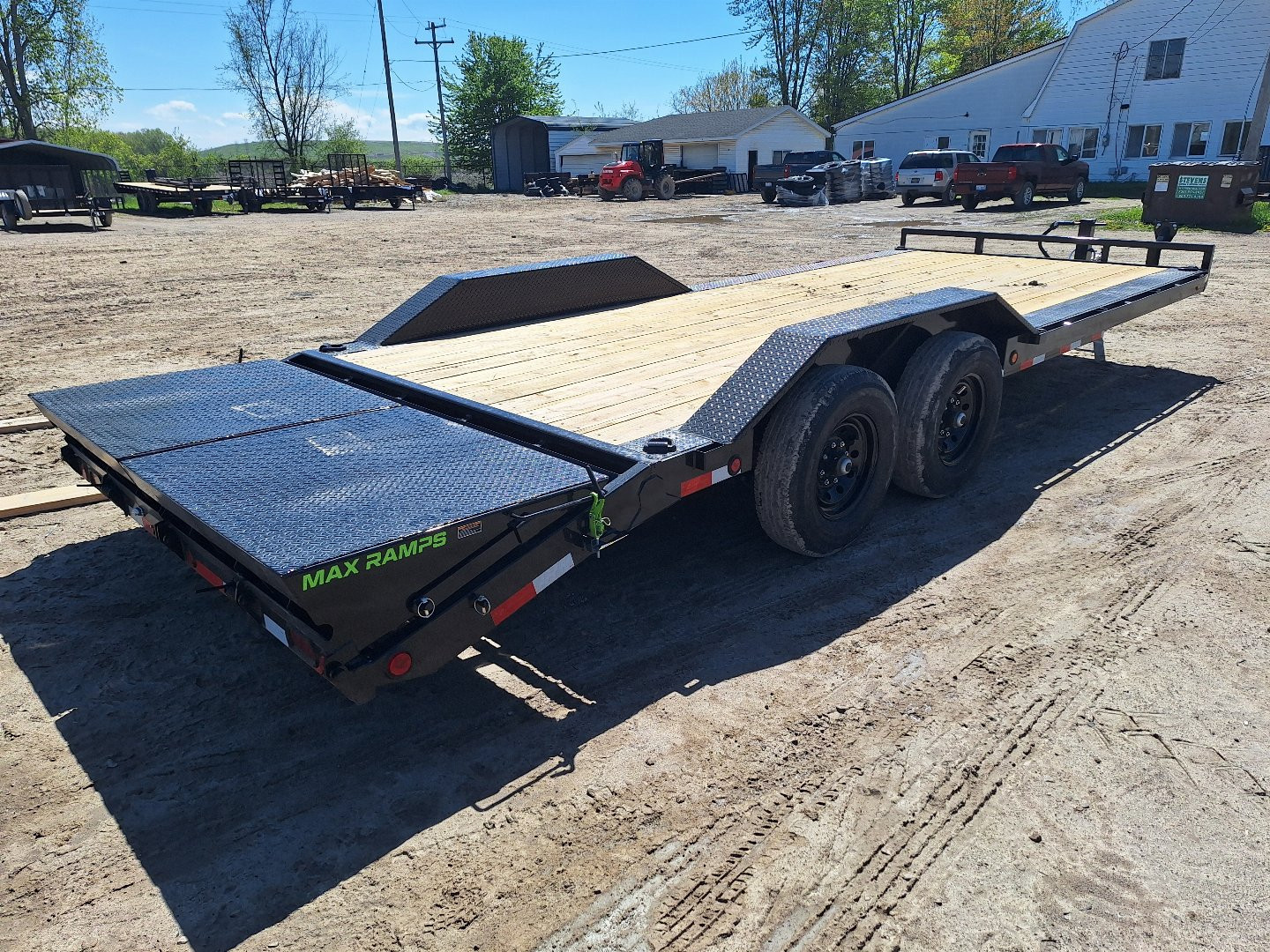 New 2025 Load Trail 102x22 Equipment Trailer W/ Max Ramps