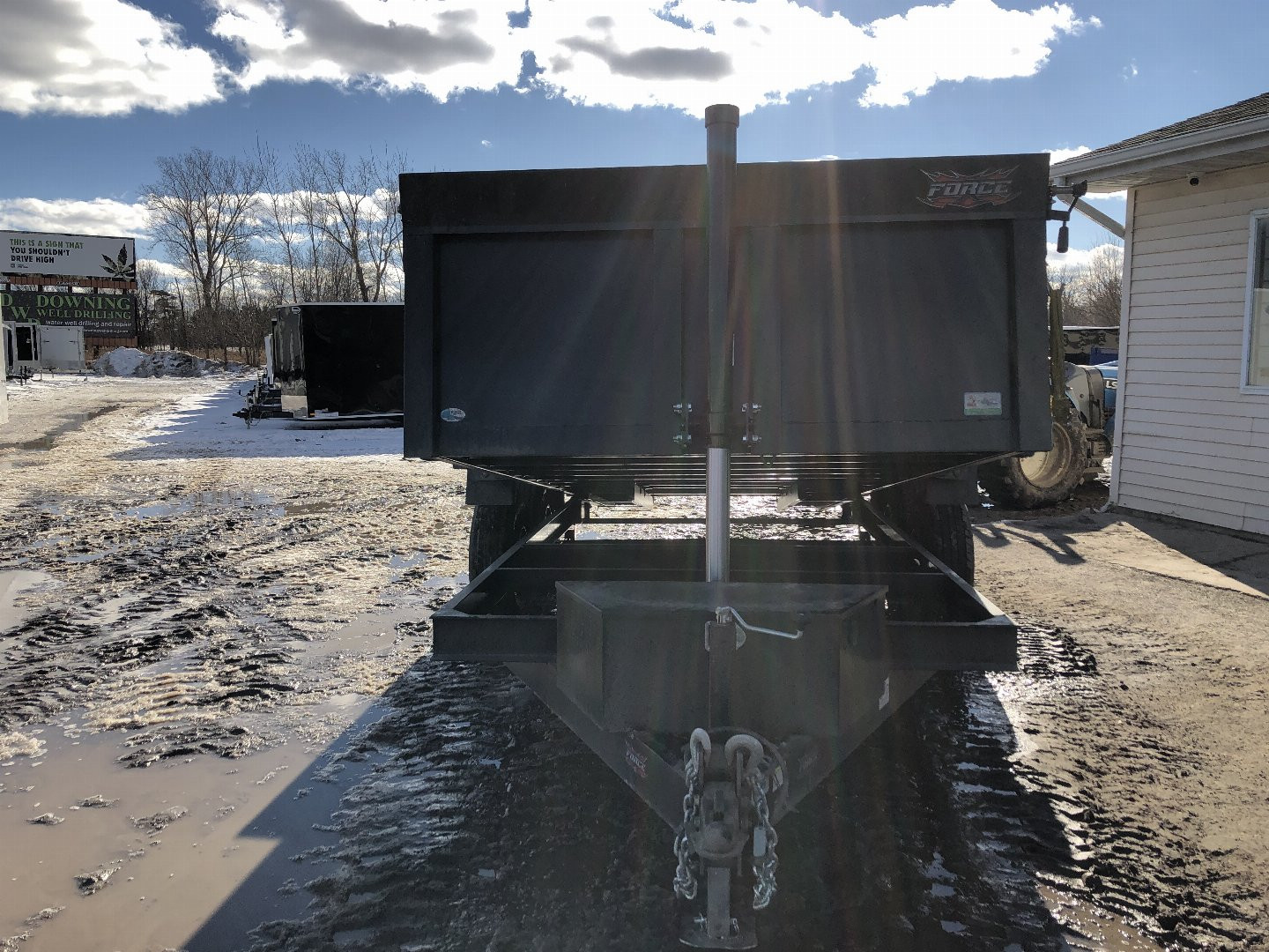 New 2025 Force 7X14 W/ TELESCOPIC Dump Trailer