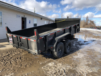 New 2025 Force 7X14 W/ TELESCOPIC Dump Trailer