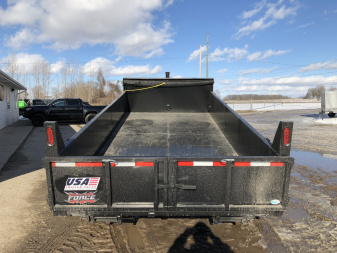 New 2025 Force 7X14 W/ TELESCOPIC Dump Trailer