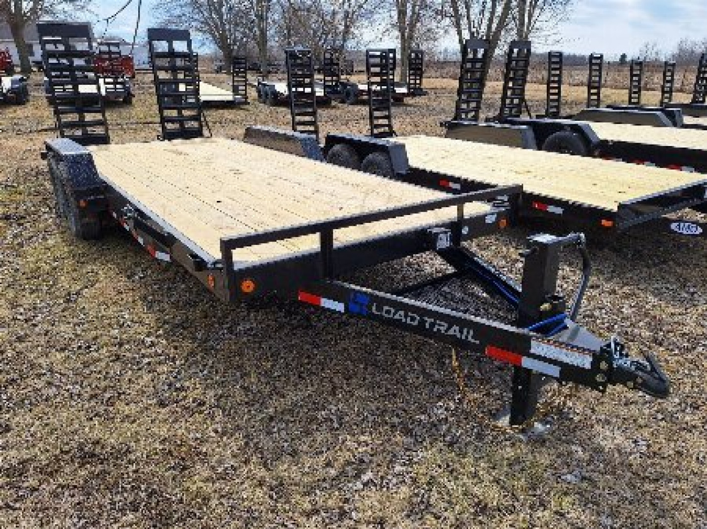 New LOAD TRAIL 83"X20' 14K SKIDSTEER EQUIPMENT TRAILER