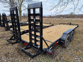 New LOAD TRAIL 83"X20' 14K SKIDSTEER EQUIPMENT TRAILER