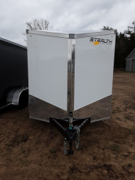 New 2025 Stealth Trailers STEALTH 7X16 W/RAMP WHITE Cargo / Enclosed Trailer