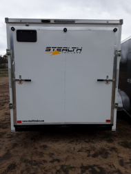 New 2025 Stealth Trailers STEALTH 7X16 W/RAMP WHITE Cargo / Enclosed Trailer