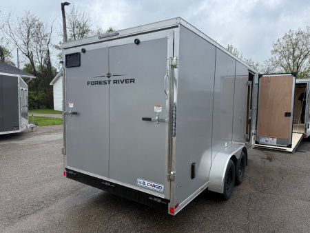 New 2025 US CARGO 7 X 16 Cargo / Enclosed Trailer with 6ft 6in Screwless Exterior - SALE ITEM