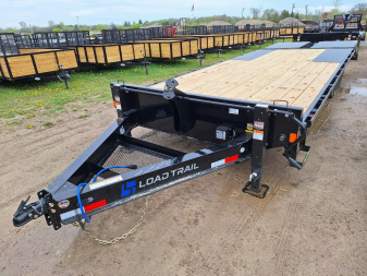 New 2025 Load Trail 102x25 Deckover Trailer W/ Max Ramps