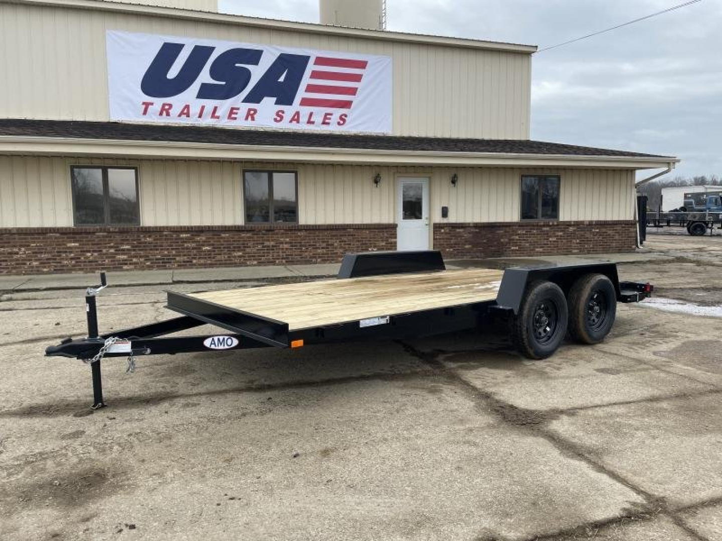 New 2025 AMO 82x16 7K 1-Brake Car Hauler