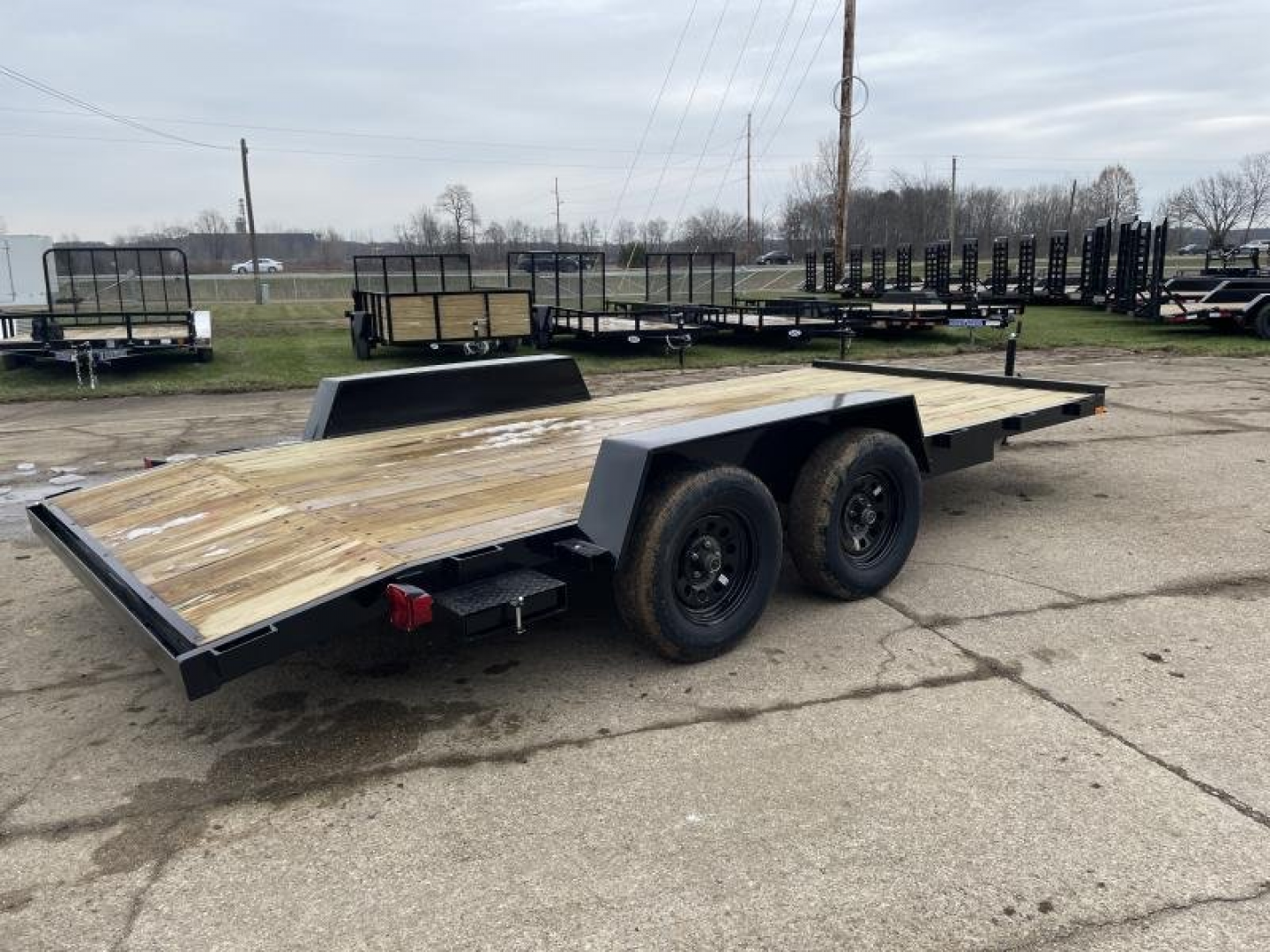 New 2025 AMO 82x16 7K 1-Brake Car Hauler