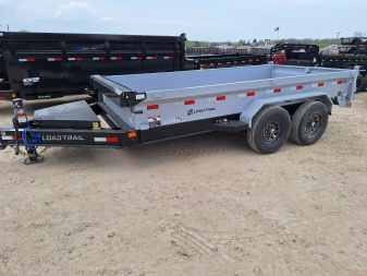 New 2025 Load Trail 83x14 Dump Trailer (Gray)