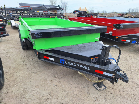 New 2025 Load Trail 83x14 Dump Trailer (Green)
