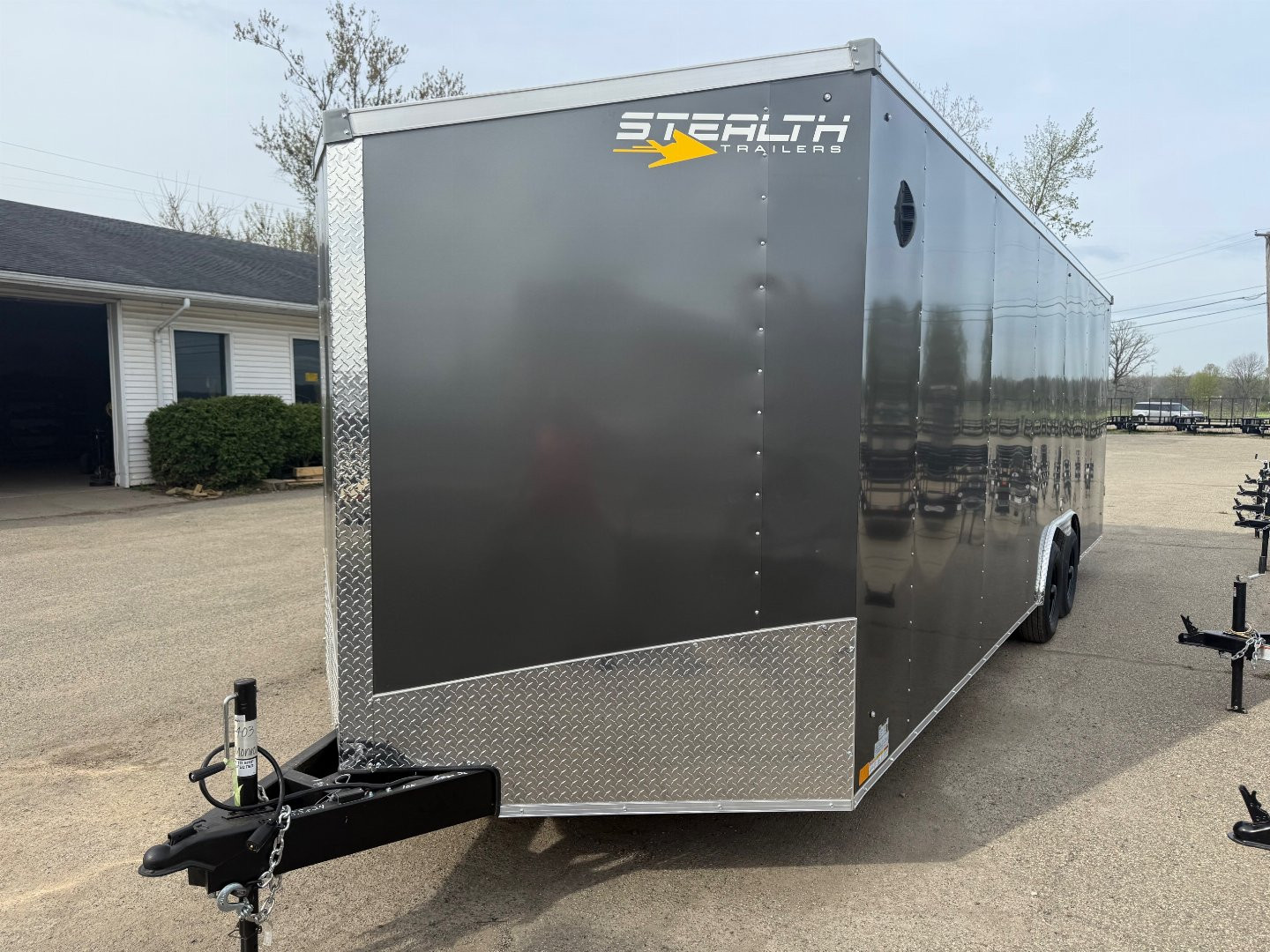 New 2025 Stealth Titan 8.5 x 24 Enclosed Car Hauler with Ramp 10K GVW with 7ft interior