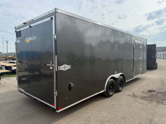 New 2025 Stealth Titan 8.5 x 24 Enclosed Car Hauler with Ramp 10K GVW with 7ft interior