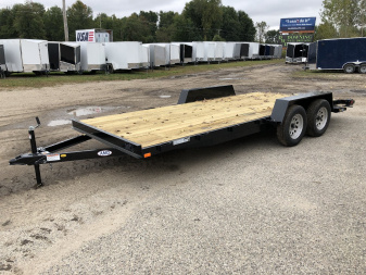 New 2025 AMO 82 X18' 2BRK Car Hauler Trailer