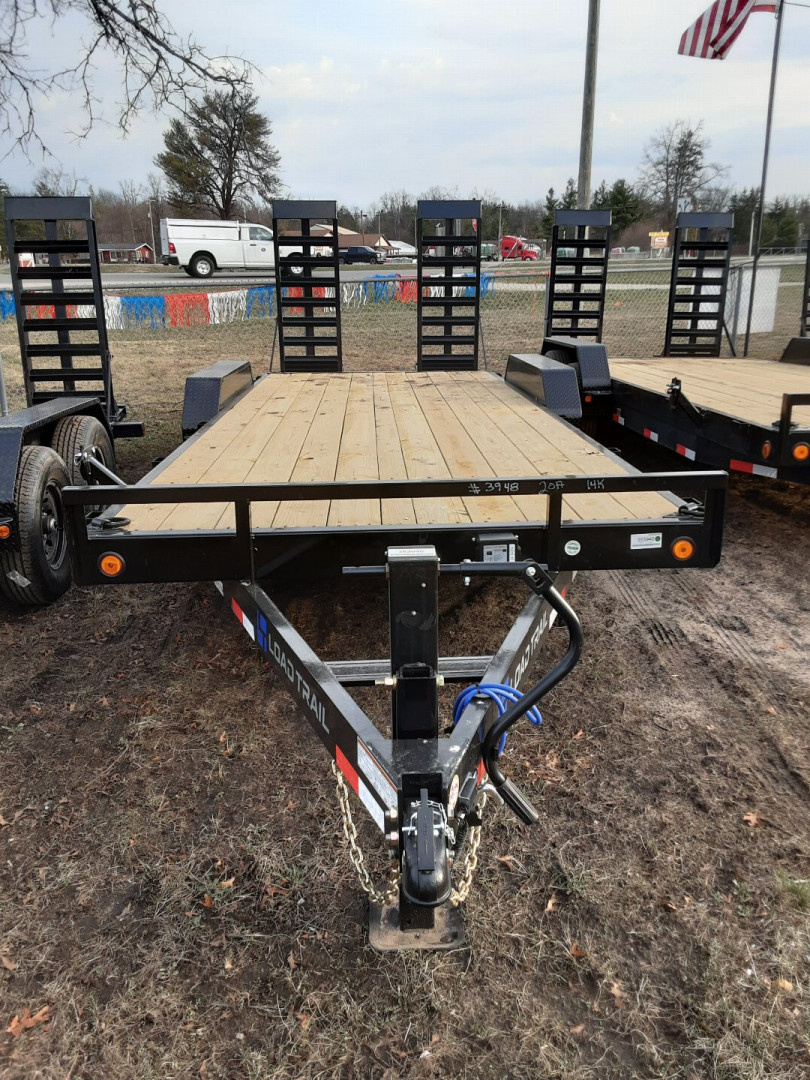 20ft Loading Ramp New 2025 Load Trail 20 FT SKID TRAILER HD RAMPS 14K Equipment Trailer ...