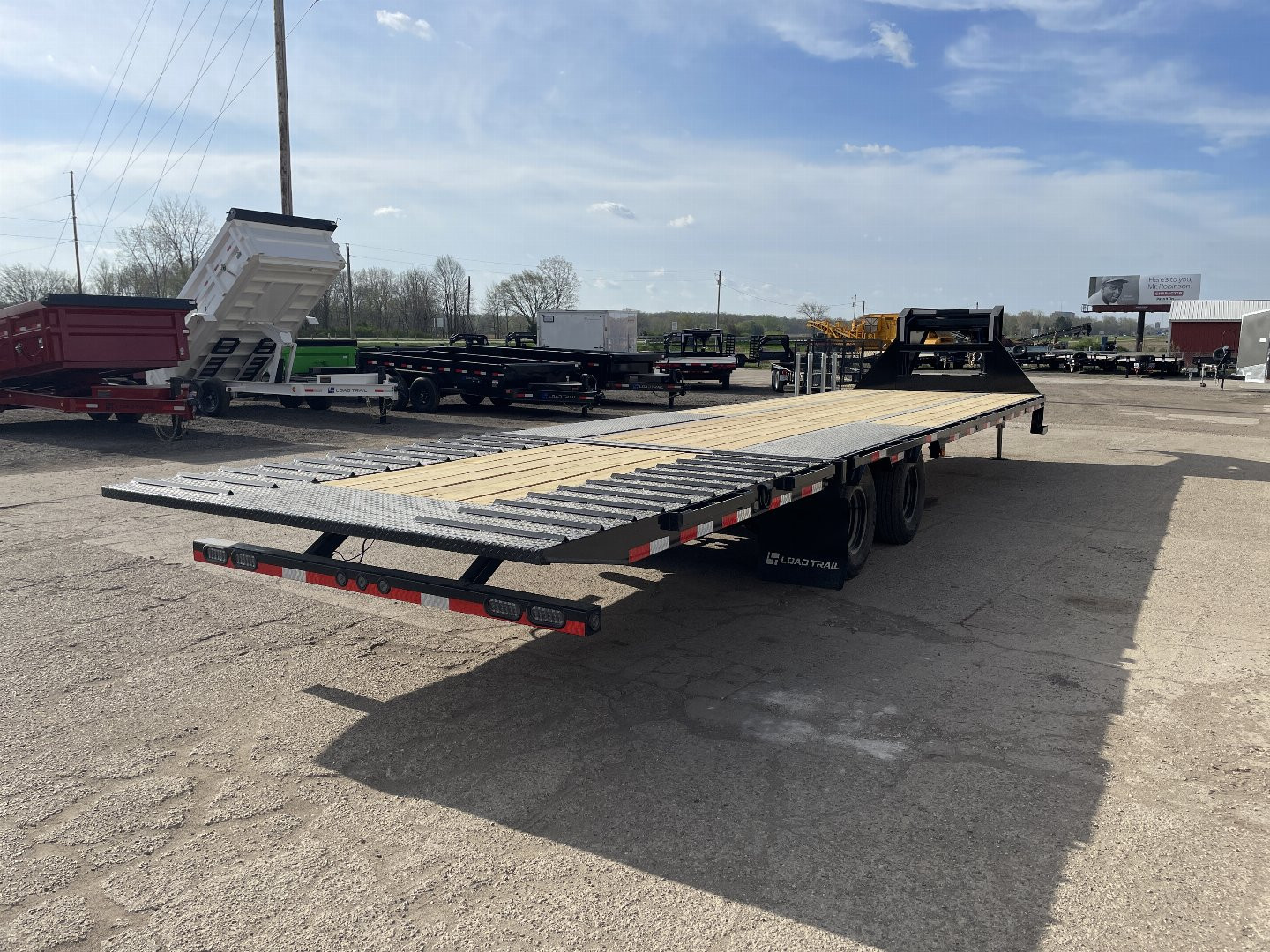 New 2025 Load Trail 102x34 26K Gooseneck Trailer w/9ft Hydraulic Dovetail & Hydraulic Jacks