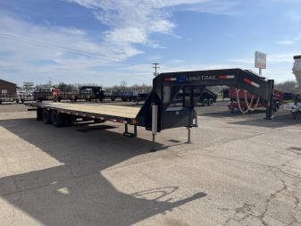 New 2025 Load Trail 102x34 26K Gooseneck Trailer w/9ft Hydraulic Dovetail & Hydraulic Jacks