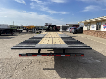 New 2025 Load Trail 102x34 26K Gooseneck Trailer w/9ft Hydraulic Dovetail & Hydraulic Jacks