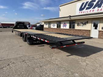 New 2025 Load Trail 102x34 26K Gooseneck Trailer w/9ft Hydraulic Dovetail & Hydraulic Jacks