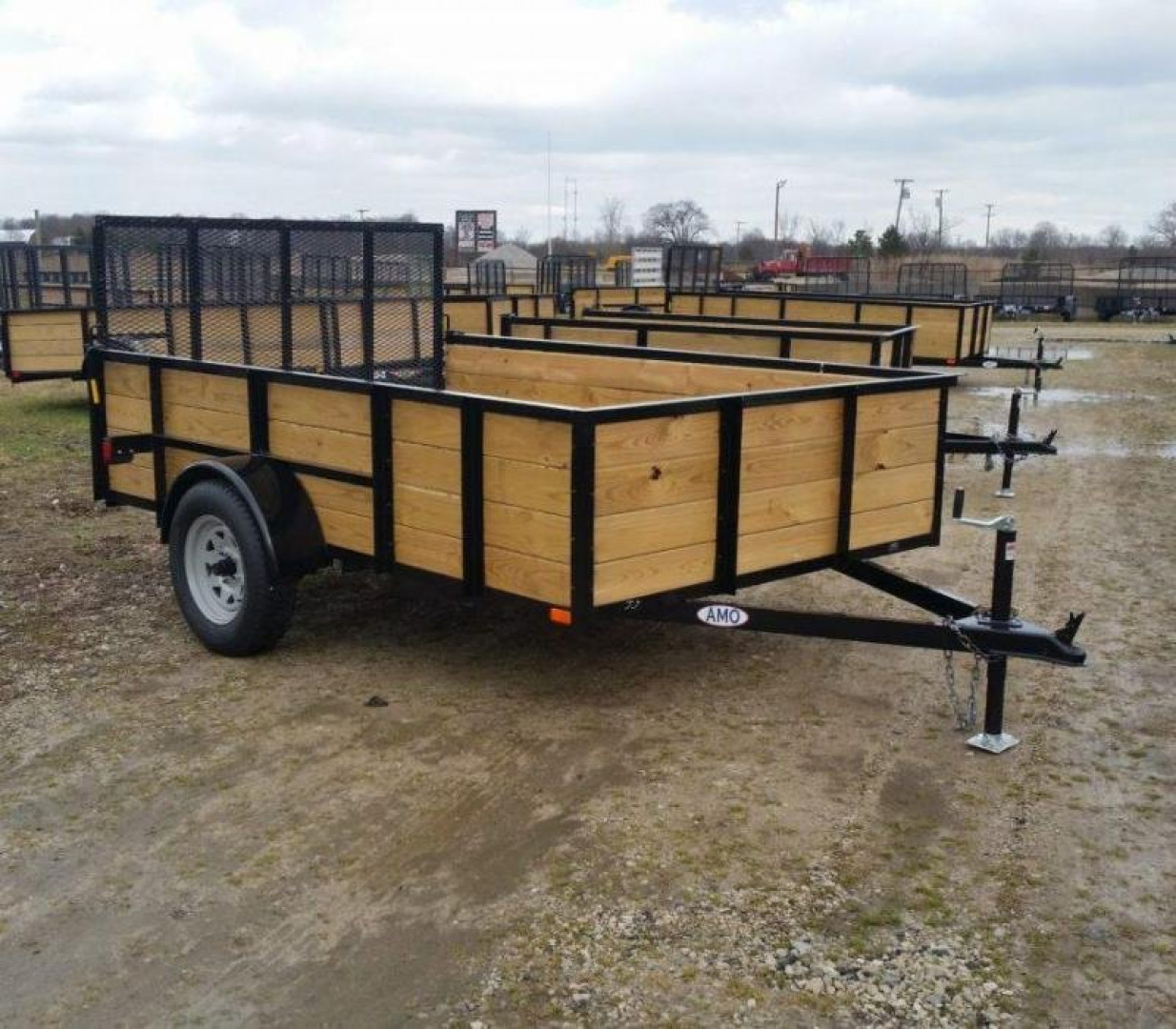 New 2026 AMO 6.5 x 14 A.M.O. High Side Landscape Trailer Landscape Trailer