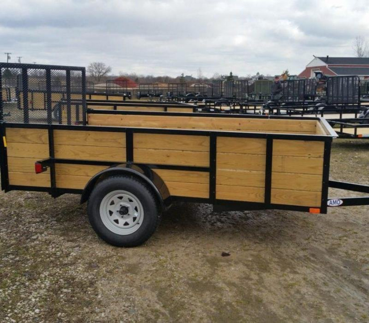 New 2026 AMO 6.5 x 14 A.M.O. High Side Landscape Trailer Landscape Trailer