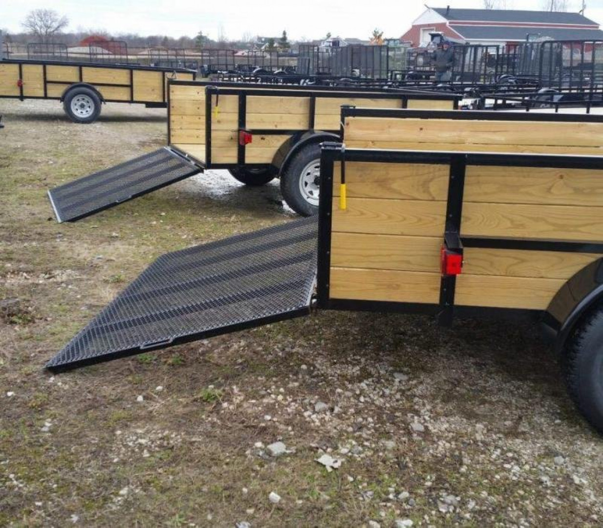 New 2026 AMO 6.5 x 14 A.M.O. High Side Landscape Trailer Landscape Trailer
